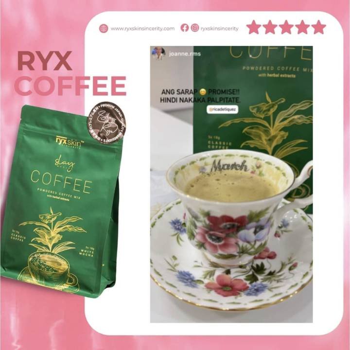 Ryx Skin Powdered Coffee Mix with Herbal Extracts 10x18g (4)