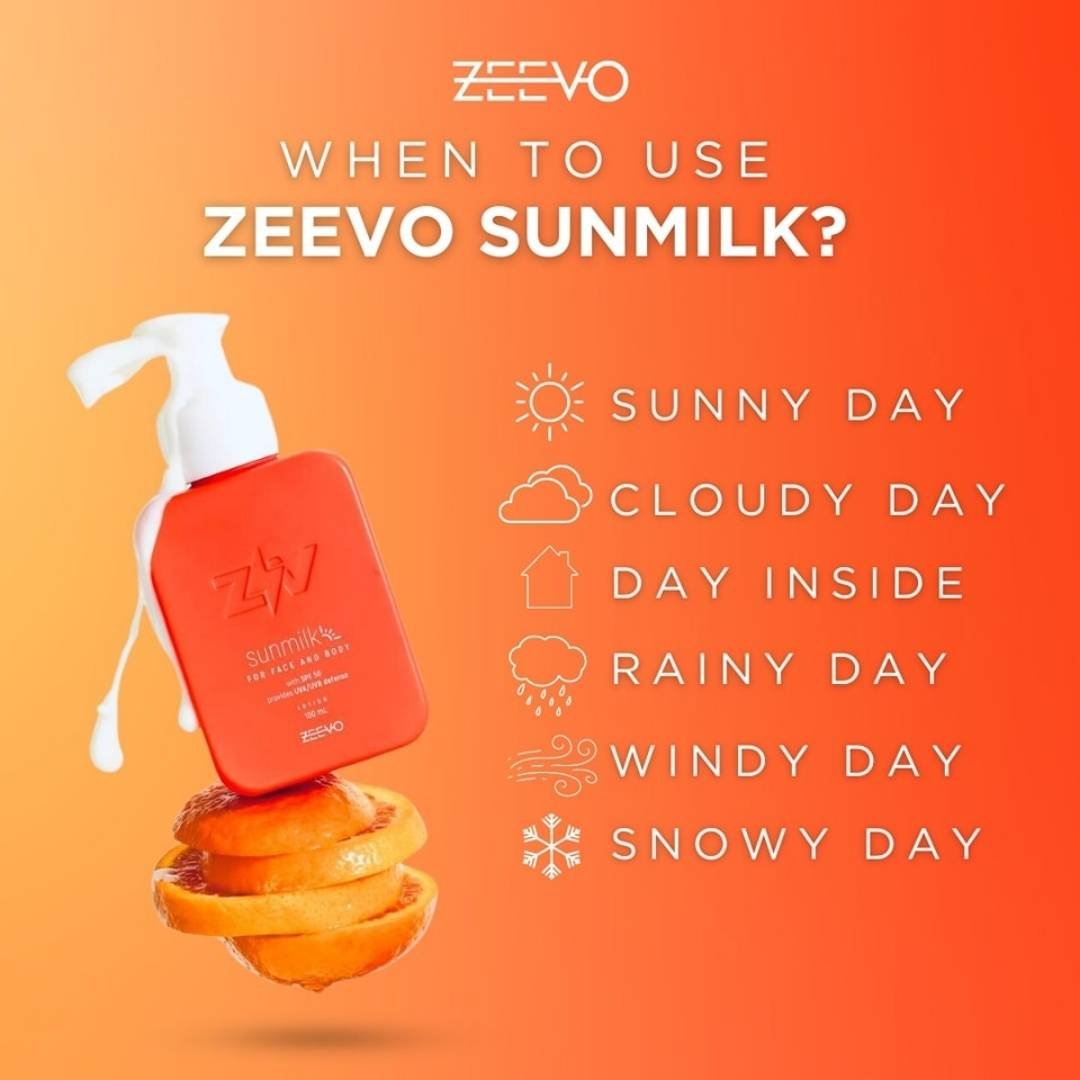Zeevo SunMilk For Face and Body with SPF 50 100ml (3)